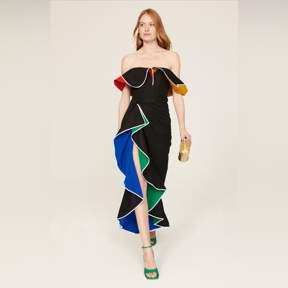 Rosie Assoulin Flap Around Dress - Picture 1 of 6